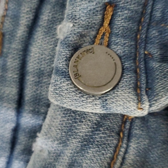 BLANK NYC jeans women's size 2 sz 26 light blue skinny classic ripped sp… - Picture 9 of 15